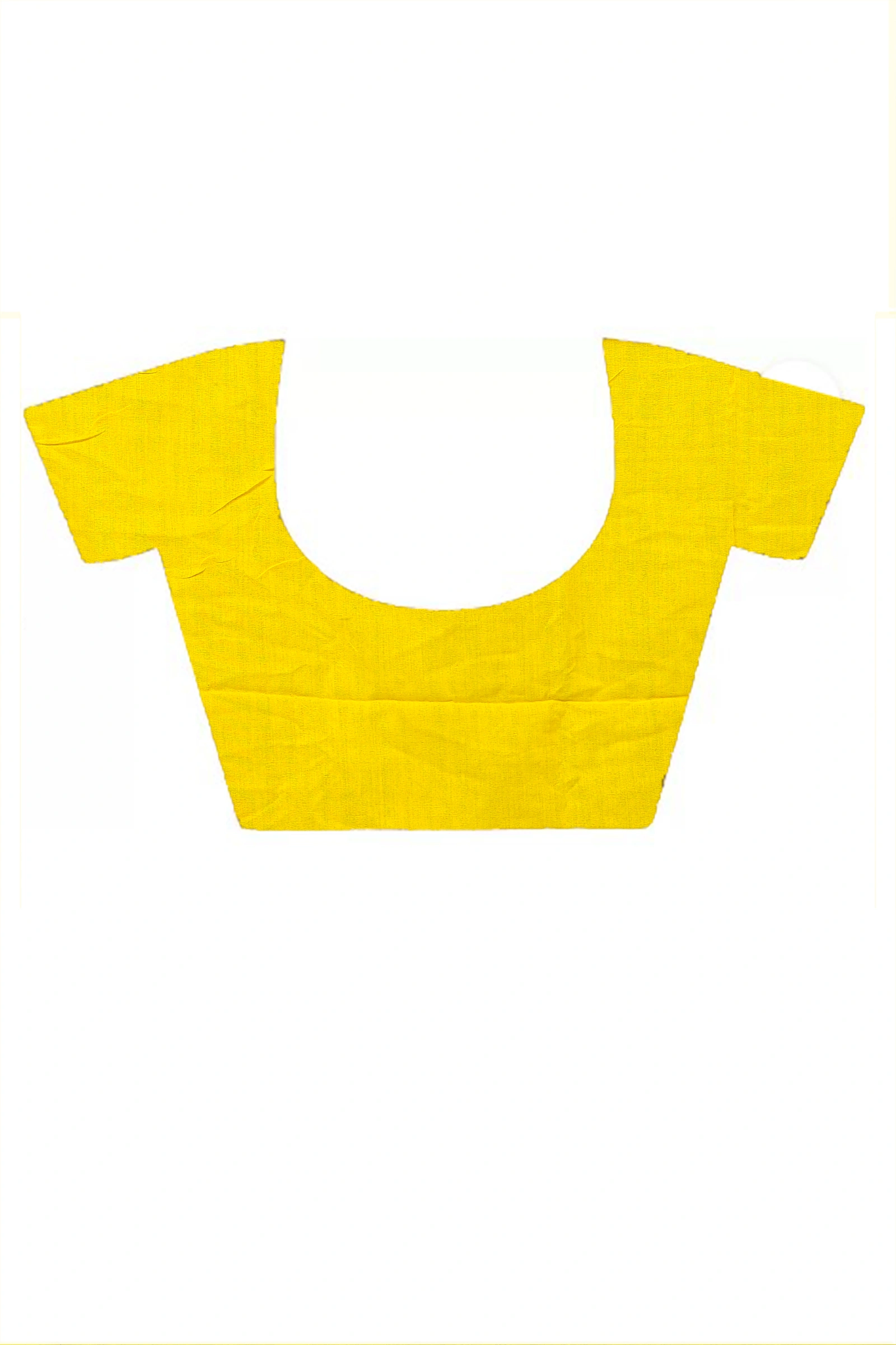 Yellow Pure Cotton Parama Embroidery Handloom saree (283)